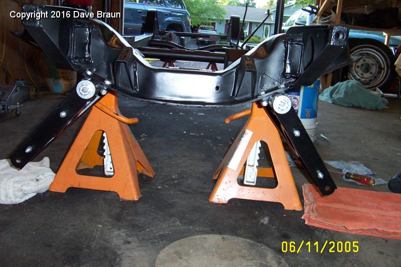 MGTD15470/Suspension System/Front Suspension/A frames mounted